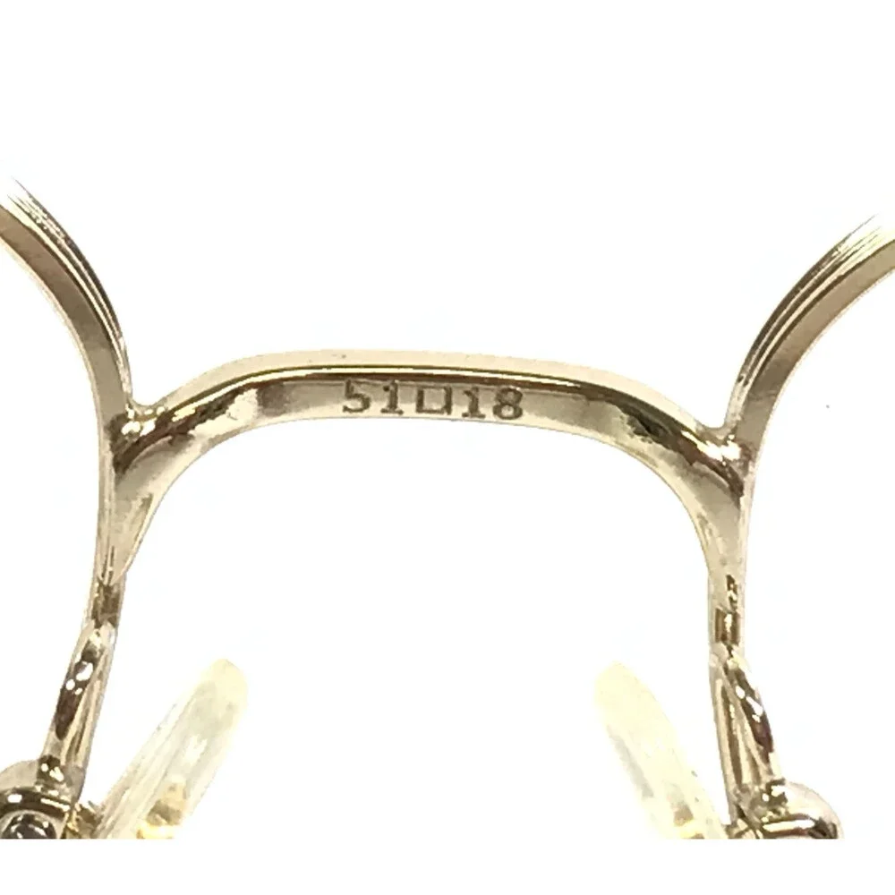 Vogue Eyeglasses Frames VO4229 5141 Purple Gold Cat Eye Wire Rim 51-18-140